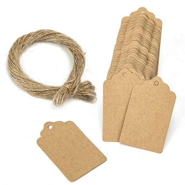 New 100pcs/lot Blank Kraft Paper Hang Tag Wedding Party Label Price Gift Cards New 100pcs/lot Blank Kraft Paper Hang Tag Wedding Party Label Price Gift Cards
